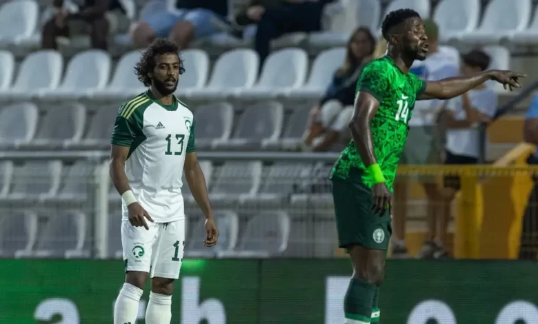 المنتخب السعودي يتعادل مع النيجيري وديًا