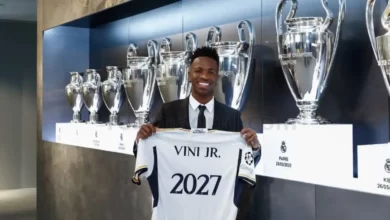 ريال مدريد يمدد عقد فينيسيوس حتى 2027